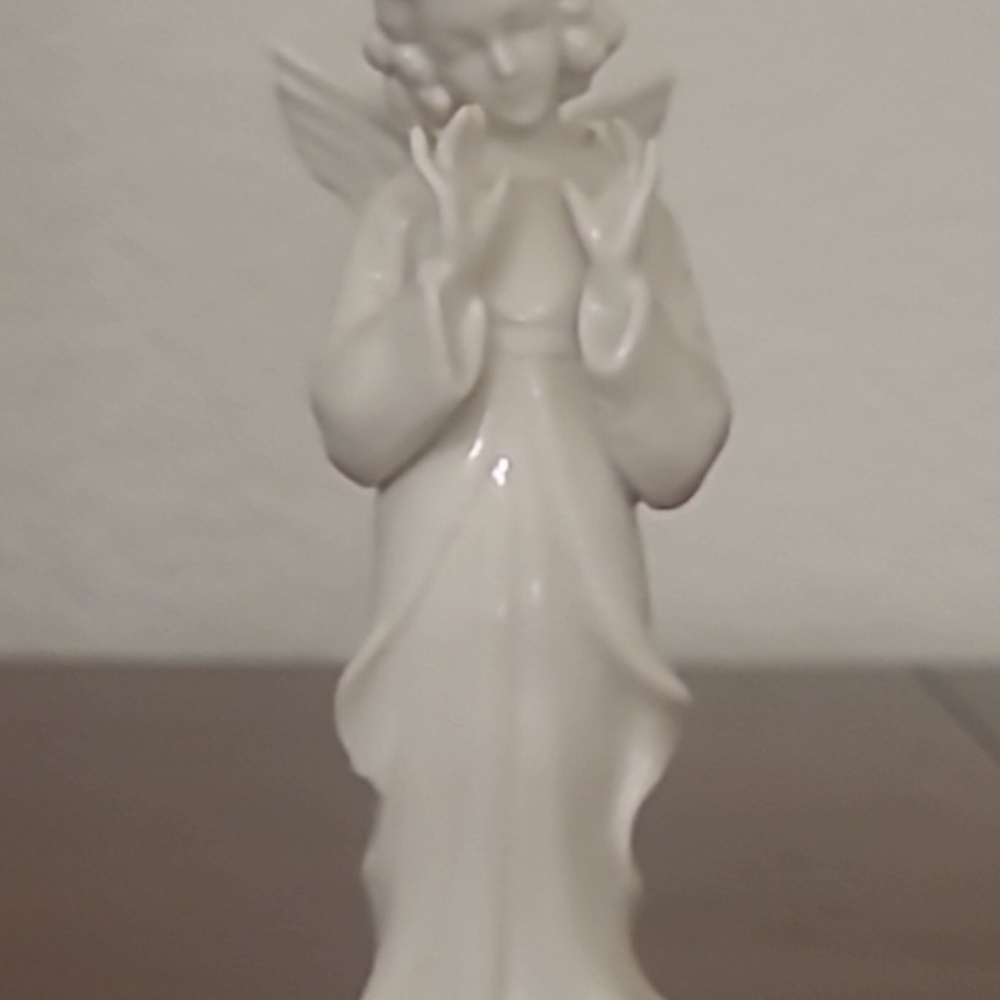 Antique Elegant White Angel Figurine
